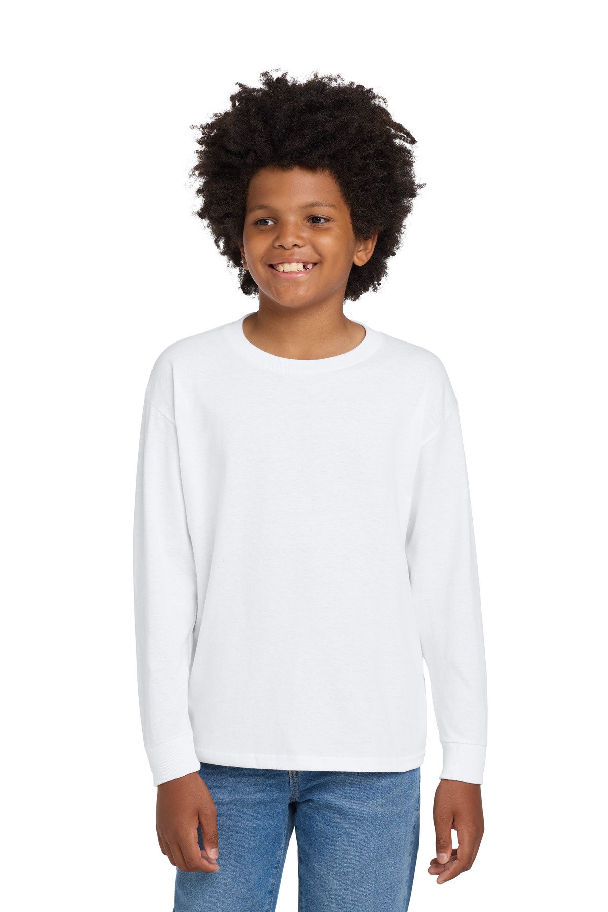 Gildan ® Youth Heavy Cotton  100% Cotton Long Sleeve T-Shirt. 5400B - Custom This Design