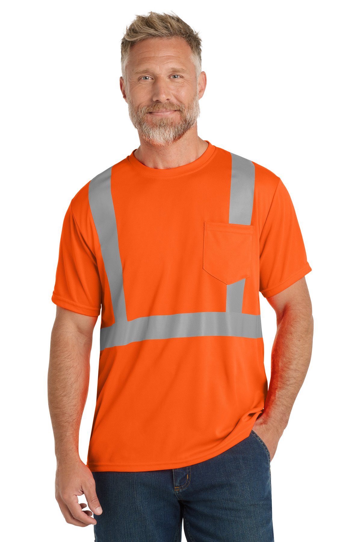 CornerStone ® ANSI 107 Class 2 Mesh Tee. CS200 - Custom This Design