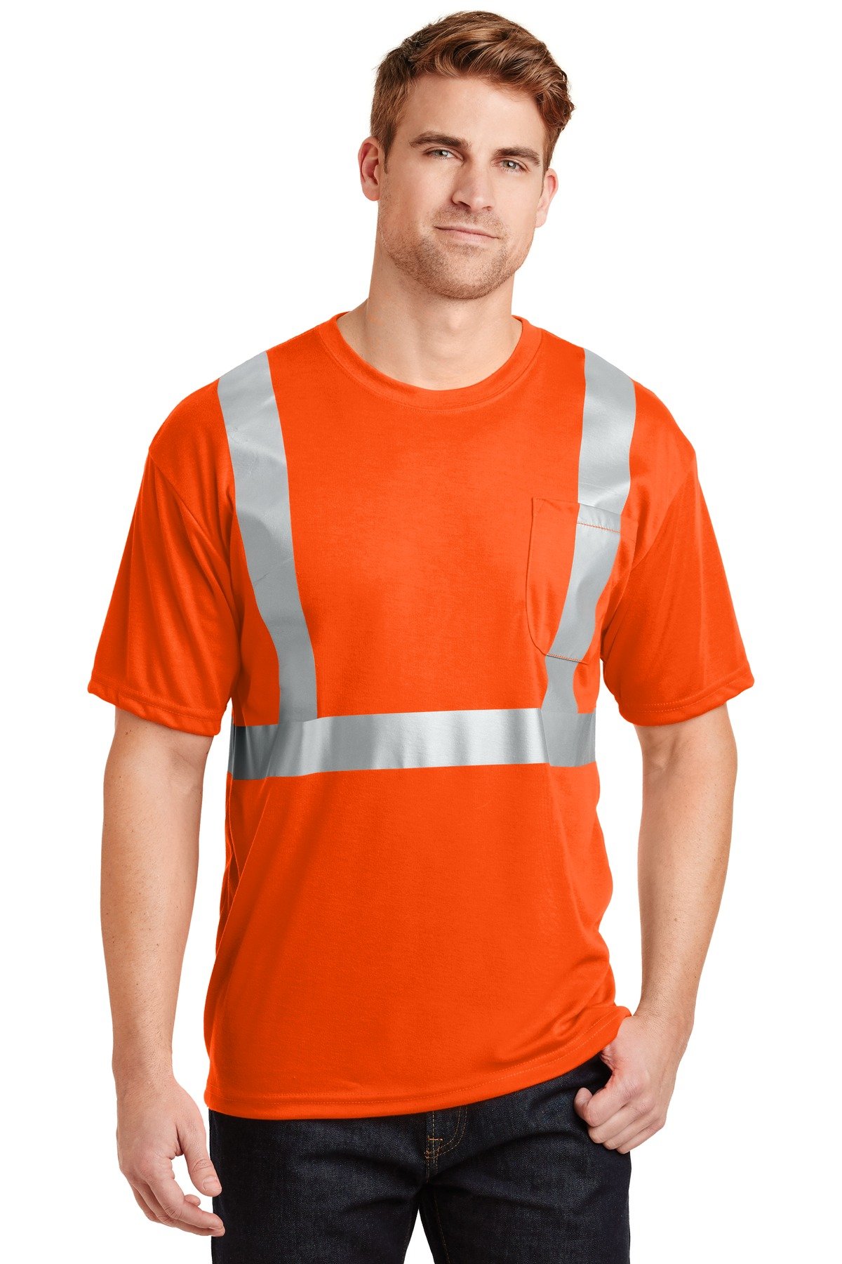 CornerStone ® - ANSI 107 Class 2 Safety T-Shirt. CS401 - Custom This Design
