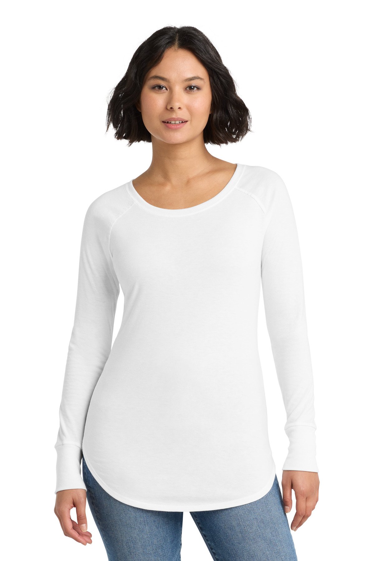 District ® Women's Perfect Tri ® Long Sleeve Tunic Tee. DT132L - Custom This Design
