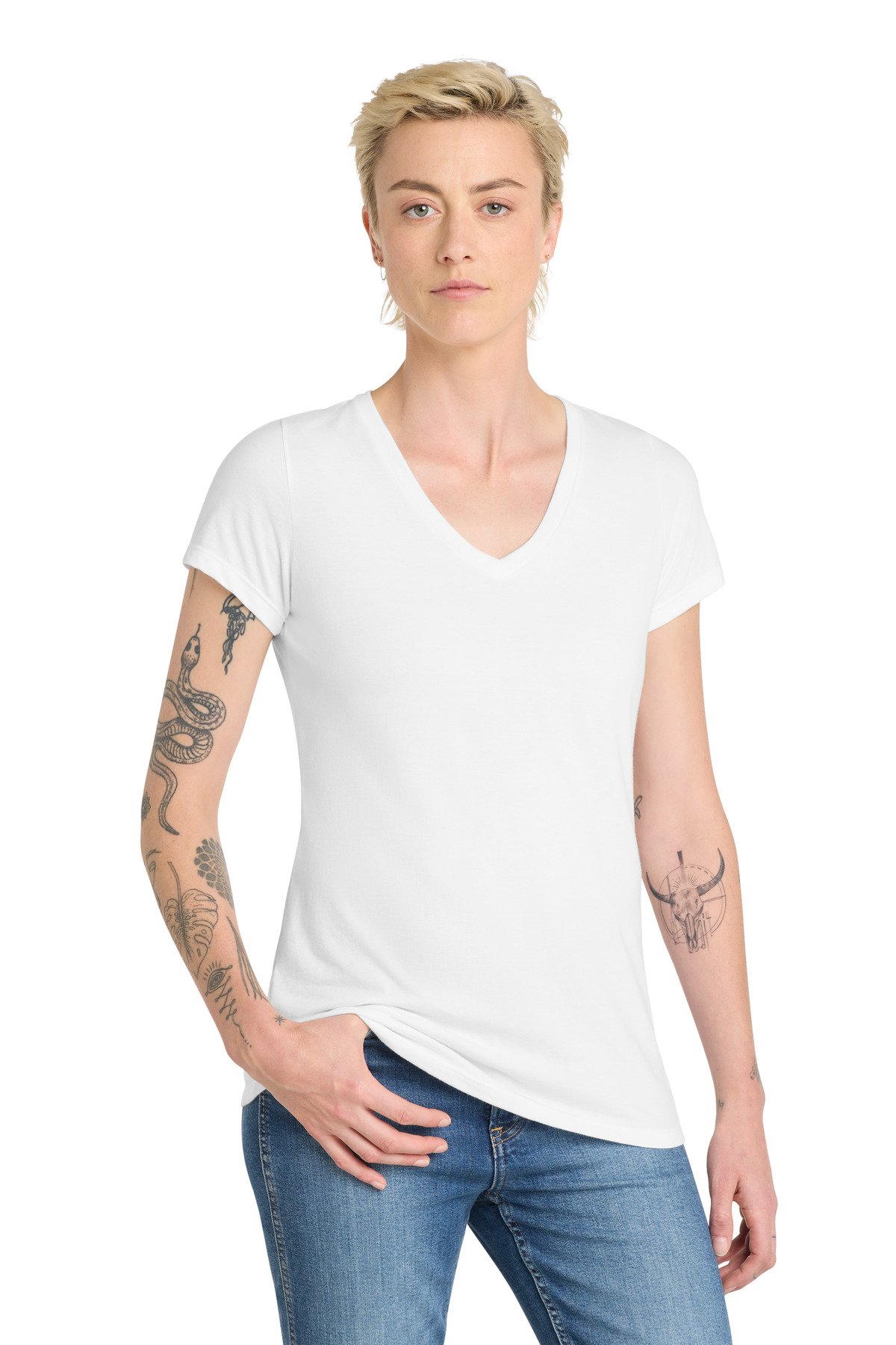 District ® Women's Very Important Tee ® V-Neck. DT6503 - Custom This Design