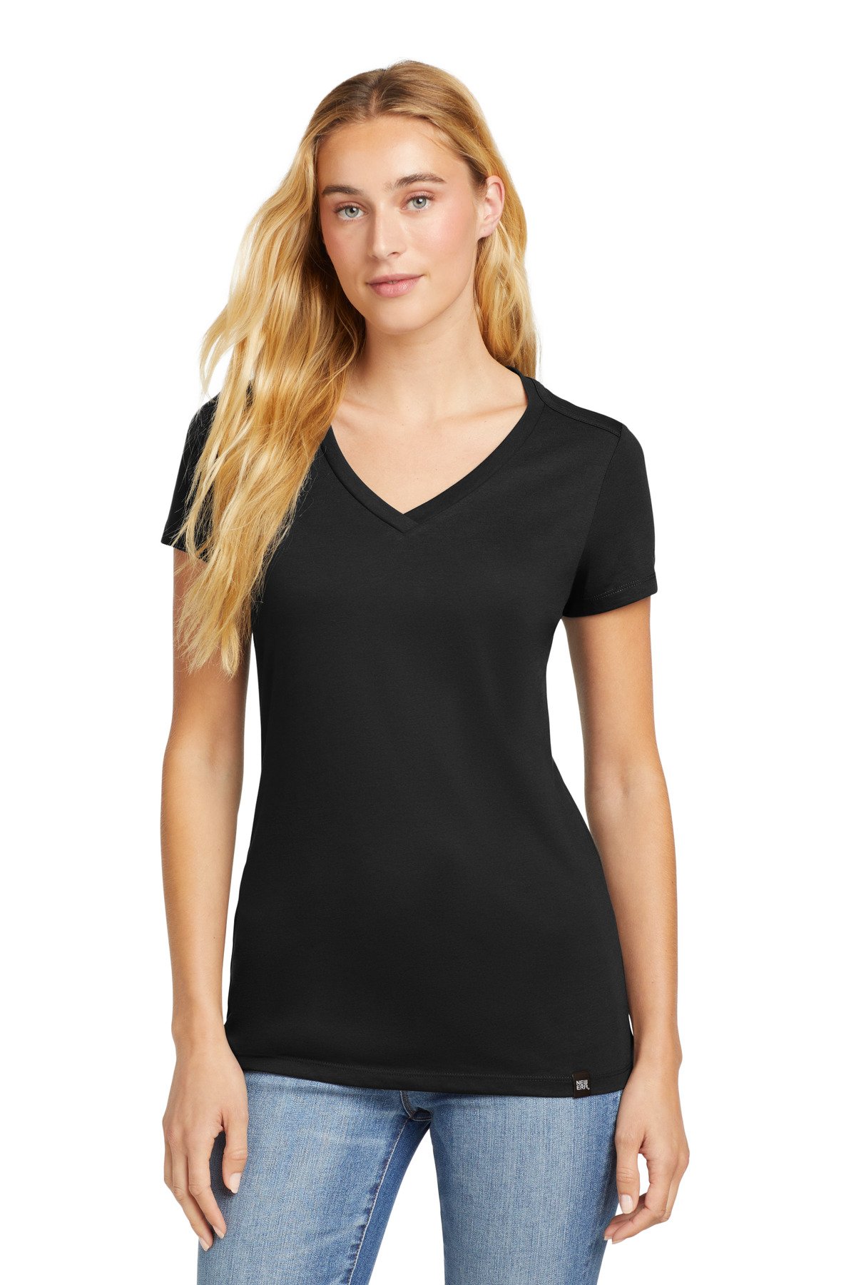 New Era ® Women's Heritage Blend V-Neck Tee. LNEA101 - Custom This Design