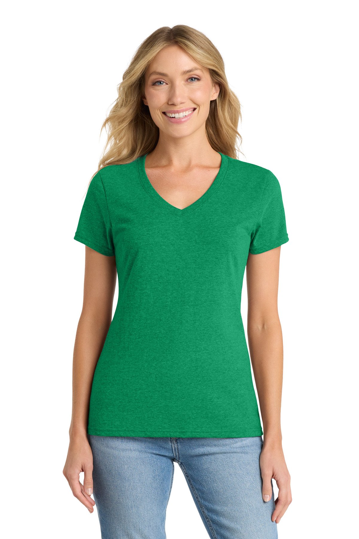 Port & Co  Women's Fan Favorite  Blend V-Neck Tee. LPC455V - Custom This Design