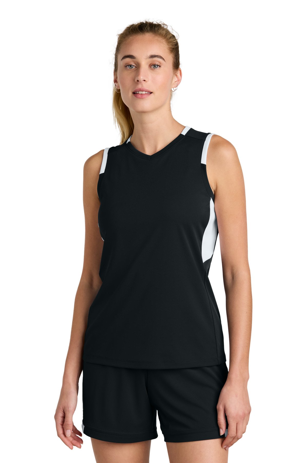 Sport-Tek ® Women's Club Sleeveless V-Neck LST441 - Custom This Design
