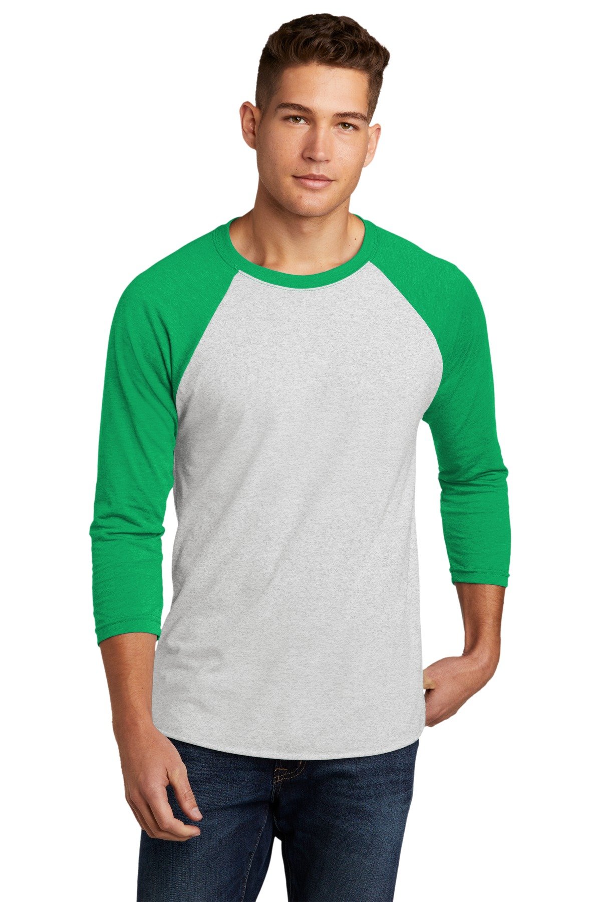 Next Level Apparel ® Adult Tri-Blend 3/4-Sleeve Raglan Tee. NL6051 - Custom This Design