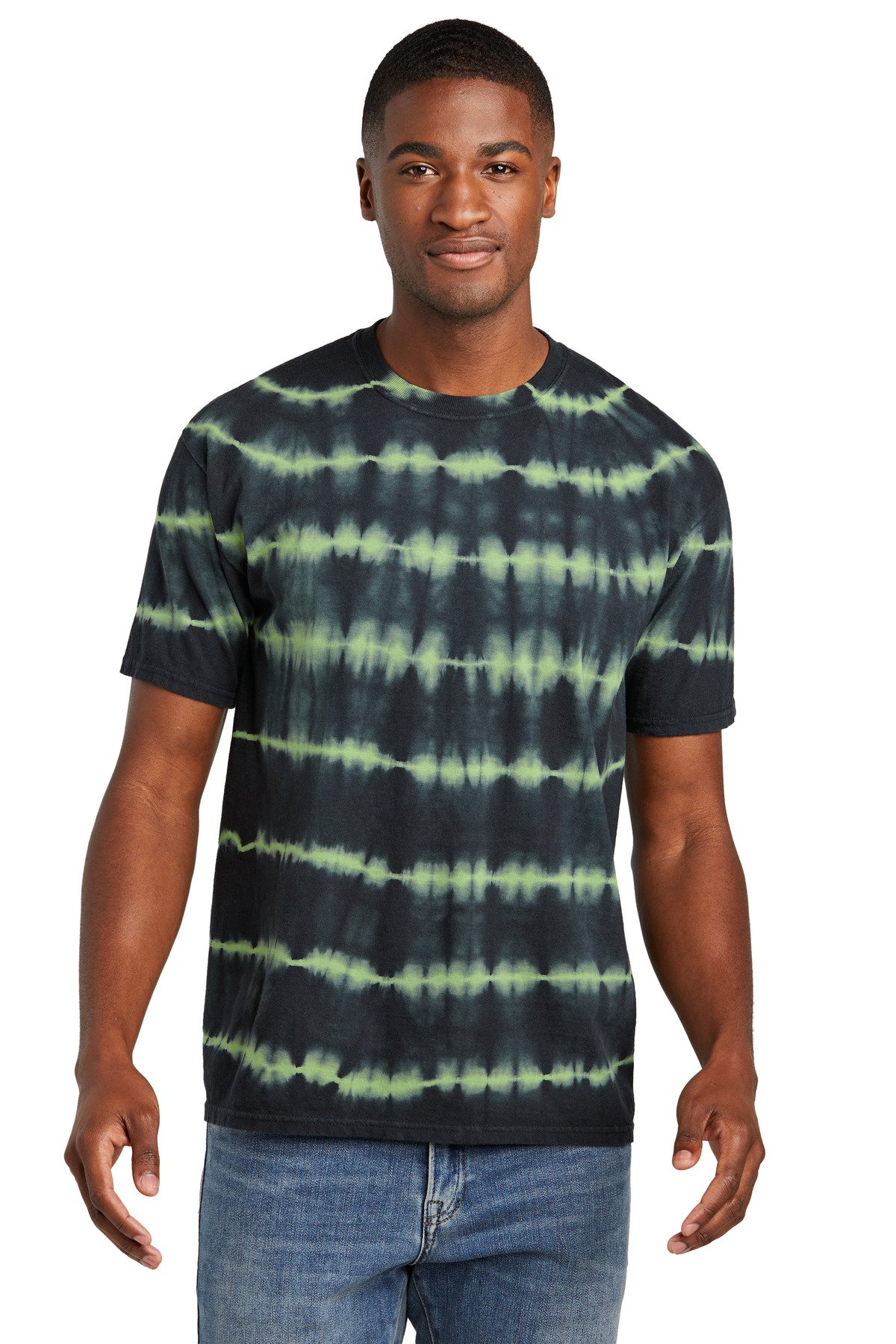 Port & Co  Allover Stripe Tie-Dye Tee PC142 - Custom This Design