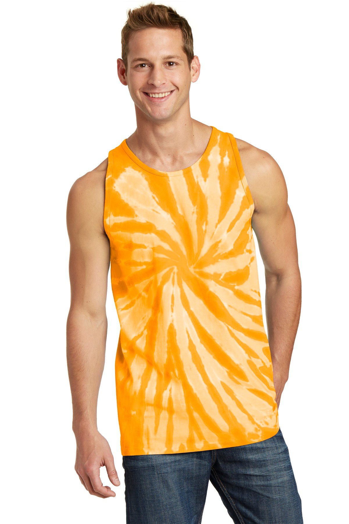 Port & Co  Tie-Dye Tank Top. PC147TT - Custom This Design