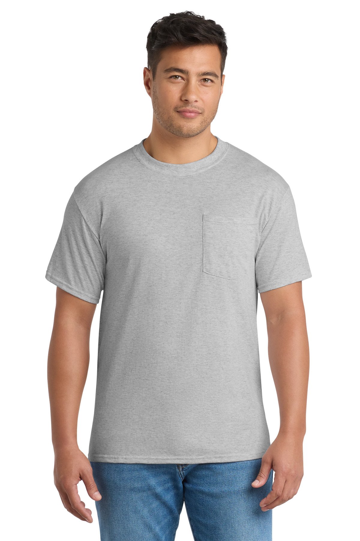 Port & Co  Tall Core Blend Pocket Tee. PC55PT - Custom This Design
