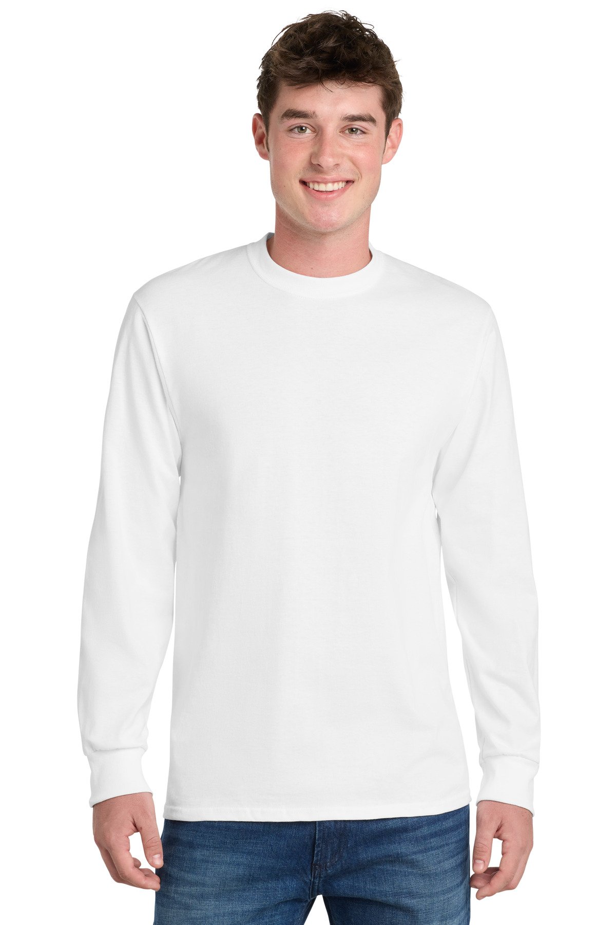 Port & Co  Tall Long Sleeve Essential Tee. PC61LST - Custom This Design