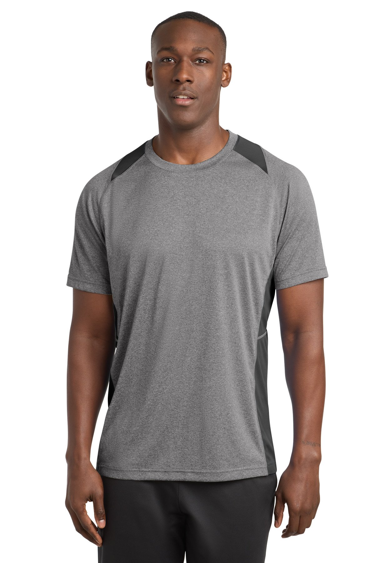 Sport-Tek ® Heather Colorblock Contender  Tee. ST361 - Custom This Design