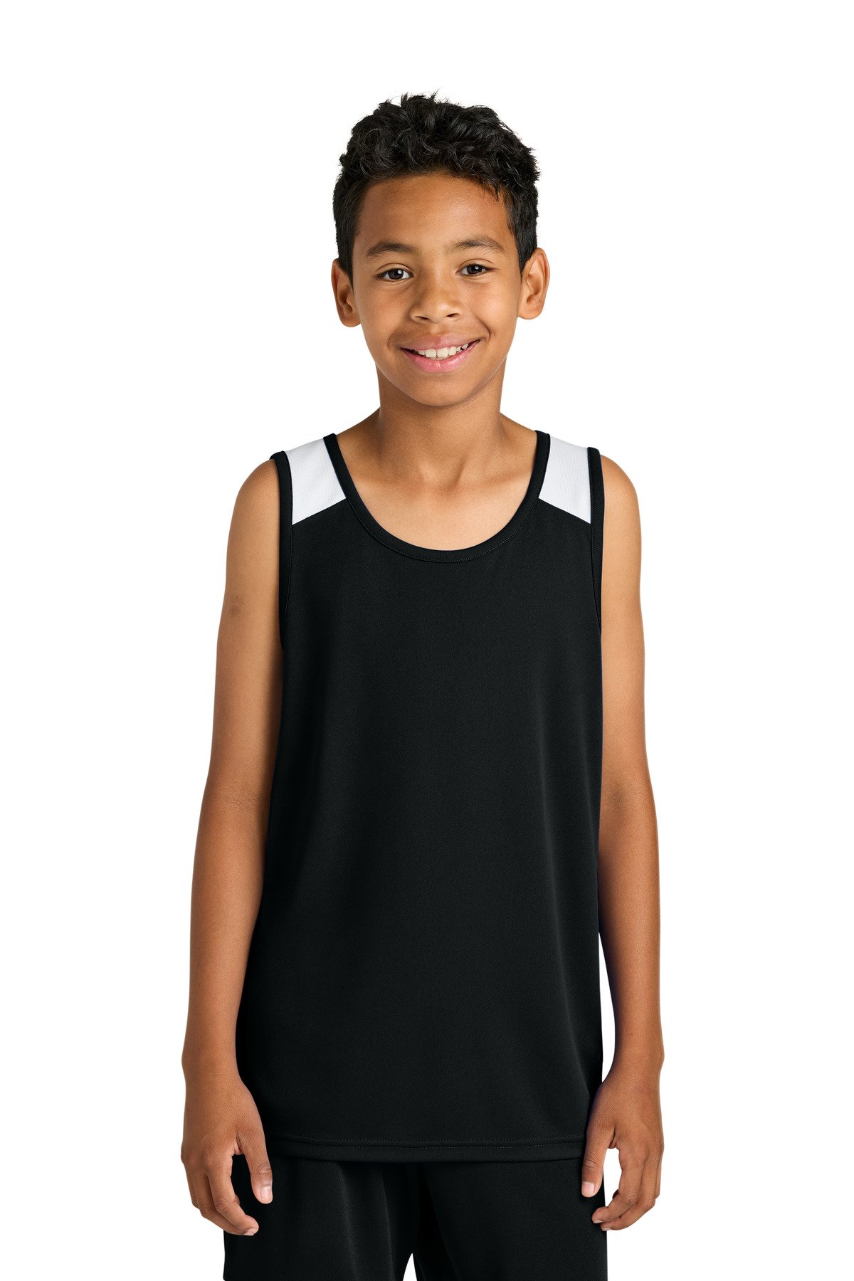 Sport-Tek ® Youth Club Track Tank YST446 - Custom This Design