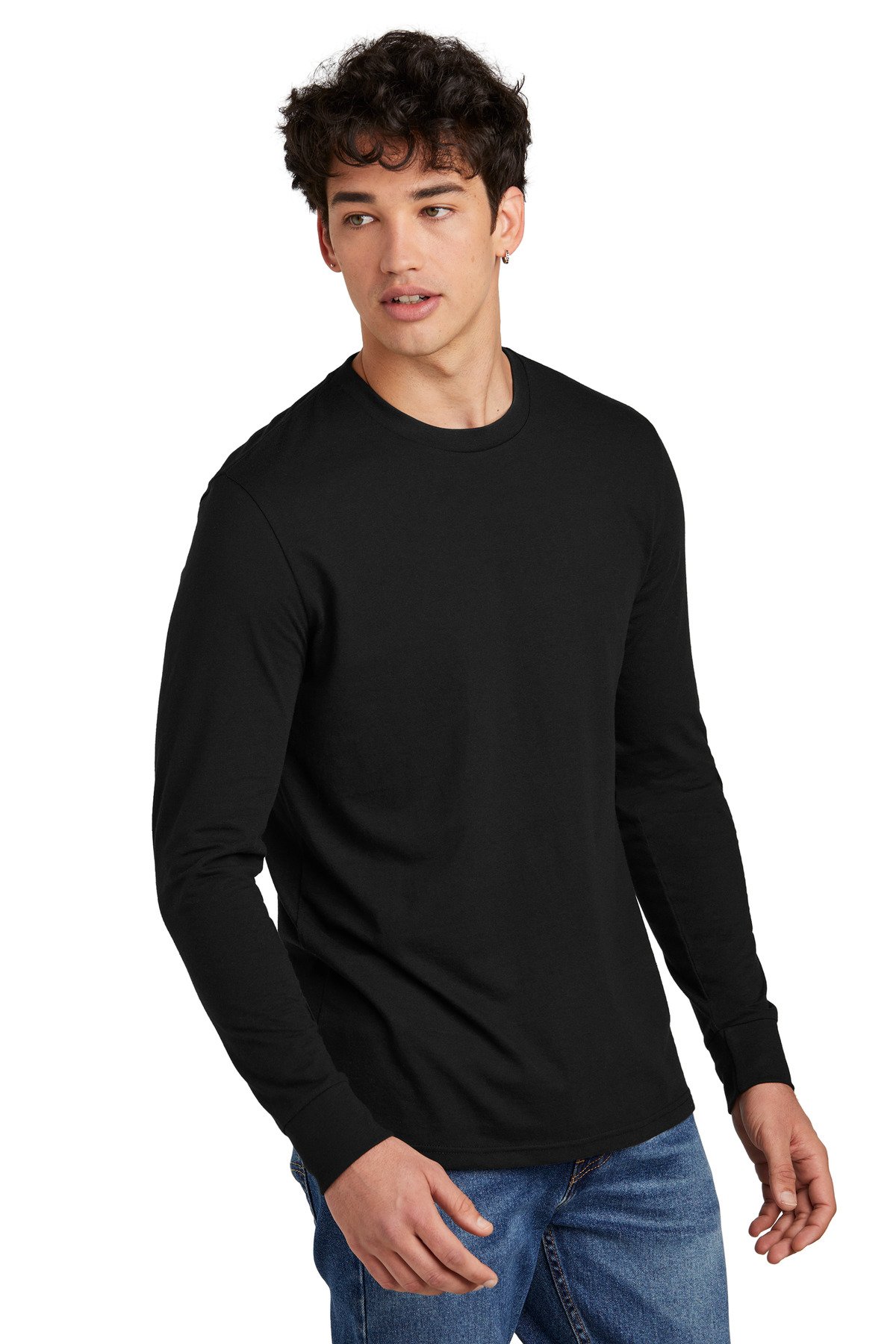 District ® Perfect Blend ® CVC Long Sleeve Tee DT109 - Custom This Design